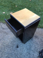 One drawer nightstand, side table, end table