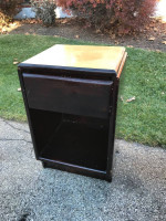 One drawer nightstand, side table, end table