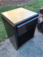 One drawer nightstand, side table, end table