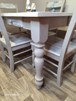Dining table ,4 chairs CUSTOM COSTAL STYLE  with drawers !!!