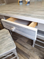 Dining table ,4 chairs CUSTOM COSTAL STYLE  with drawers !!!