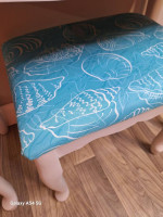 Table and stool. CUSTOM COASTAL STYLE !!!