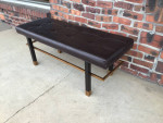 Hennessy BENCH by Uttermost sturdy tufted coffee table