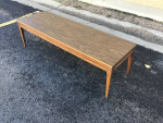 Mid Century Modern walnut COFFEE TABLE retro mod MCM