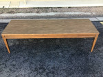 Mid Century Modern walnut COFFEE TABLE retro mod MCM