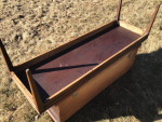 Mid Century Modern walnut COFFEE TABLE retro mod MCM