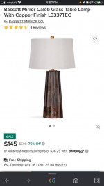 2- BRAND NEW  CLEAR GLASS TAPERED HEX TABLE LAMPS