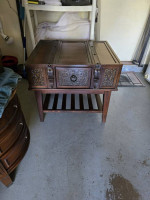 Leather strap table