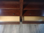 * BEAUTIFUL SOLID WOOD ACCENT TABLE W/ INLAY*