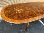 Louis XV Style Marquetry Satinwood Inlaid Dining Table ..