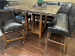 Dining room table with chairs