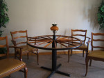 Wagon Wheel Table