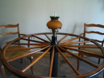 Wagon Wheel Table