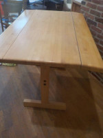 upscale  butcher block table