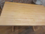 upscale  butcher block table