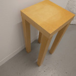 square table wood modern