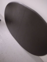 Large table black oval
