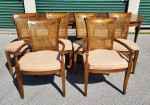 Drexel Dining Room Table and 6 Chairs. Over 8 Feet Long