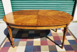 Drexel Dining Room Table and 6 Chairs. Over 8 Feet Long