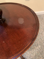 Table, Claw Foot, Round, 2 Tier