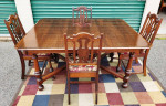 Solid Wood Table and 4 Chairs.
