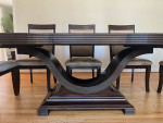 Dining Room Table with Matching Chairs and China Cabinet