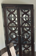 Dining Room Table with Matching Chairs and China Cabinet