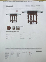 $6,000 Tommy Bahama brand "Cruz Bay" dining chairs Thomasville table