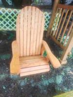 Adirondack Chair and table