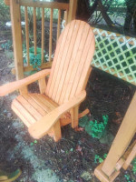 Adirondack Chair and table