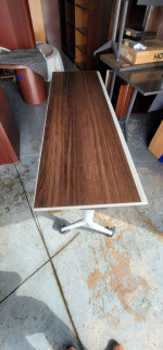 Classroom training conference table and chair 6 by 2 nice flip top
