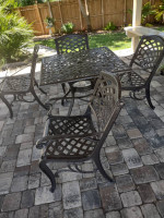 Patio Table Powder-Coated Steel