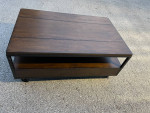 Rectangular Storage Coffee or Cocktail Table-(solid wood )-Used