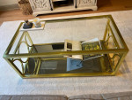 Gold coffee table