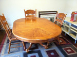 Price for set - Solid Hardwood Dining Table Set plus 5 Chairs
