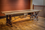 LIVE EDGE DINING TABLE | DESK | KITCHEN ISLAND | EPOXY RIVER TABLES