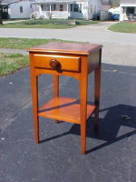 27" Tall Great Looking Cedar Side Table