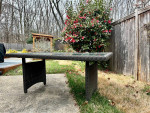 Glass Top Outdoor Dining Table