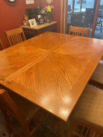Counter height Kitchen Table w/6 chairs