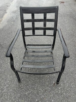 Beautiful Metal Conversation Set 4 Chairs and Table**