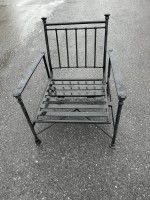 Beautiful Heavy Rocking Chair and Side Table**