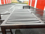 Beautiful Teak Patio Set Large Table and 3 Chairs ***