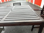 Beautiful Teak Patio Set Large Table and 3 Chairs ***