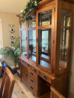 Dining Table and Hutch