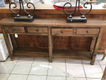 Rustic Console Table 72 inches long