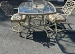 Beautiful Aluminum Bar Height Patio Set Table and 4 Chairs OBO*