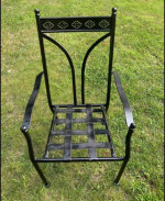 Beautiful Patio Set Tile Top Table And 4 Chairs LOWERED