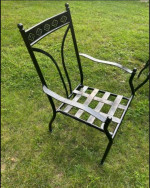 Beautiful Patio Set Tile Top Table And 4 Chairs LOWERED