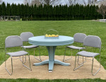 Refinished Table w/4 Chairs! ~ Multiple uses for this set...