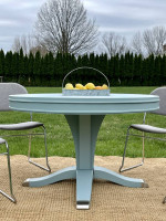 Refinished Table w/4 Chairs! ~ Multiple uses for this set...
